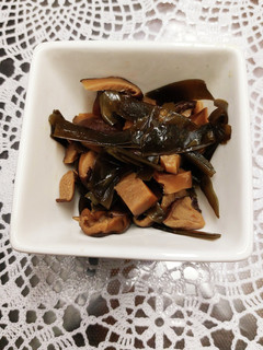 出汁とり後の干し椎茸と昆布の佃煮-レシピのメイン写真
