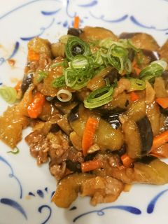 ★茄子と豚小間切れのスタミナ味噌炒め-レシピのメイン写真