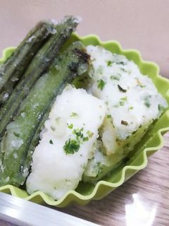 あと一品☆長芋の青のり焼き-レシピのメイン写真