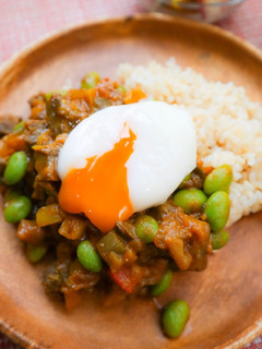 牛タンと夏野菜のキーマカレー-レシピのメイン写真