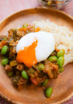 牛タンと夏野菜のキーマカレー-レシピのメイン写真