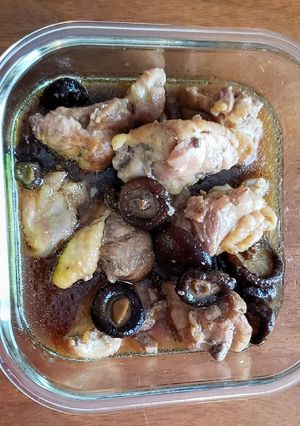 干し椎茸と鶏肉の煮物-レシピのメイン写真