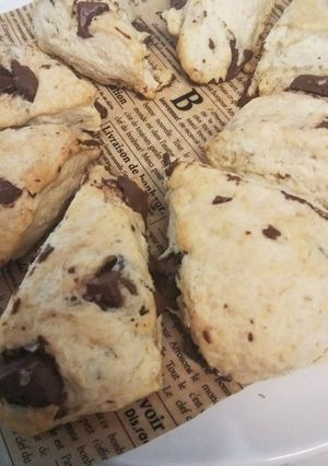 余った生クリームで！チョコレートスコーン-レシピのメイン写真