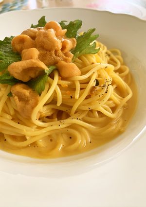 超簡単！うにクリームパスタ-レシピのメイン写真