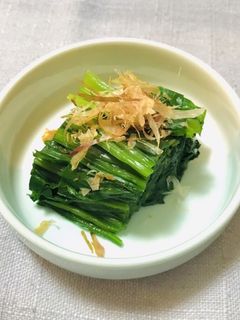 シャッキリ簡単ほうれん草のお浸し-レシピのメイン写真