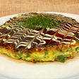 豆苗のお好み焼き