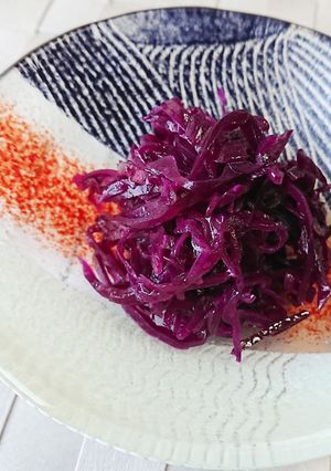 紫キャベツのマリネ 和えるだけ☆お弁当に-レシピのメイン写真