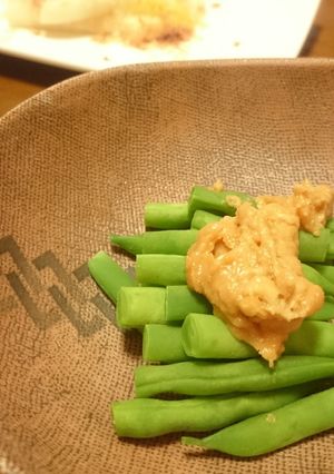 インゲンの茹でただけの、おつまみ-レシピのメイン写真