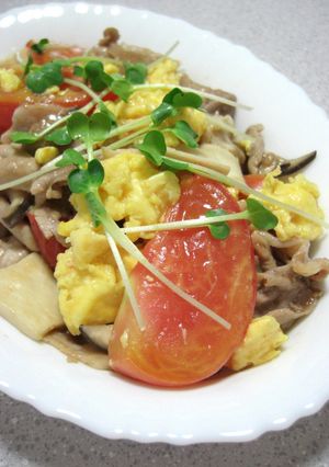 食卓を彩る☆トマトたちのカラフル炒め♪-レシピのメイン写真