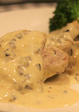 豚ヒレ肉のクリームソースステーキ-レシピのメイン写真