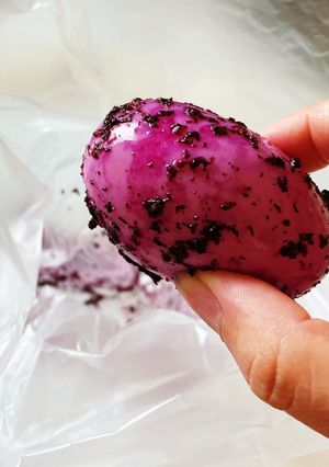 ゆかりで速くて簡単！紫のゆで卵-レシピのメイン写真