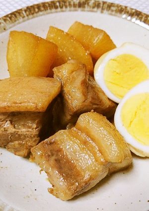フライパンで簡単♡豚バラ肉と大根の角煮-レシピのメイン写真