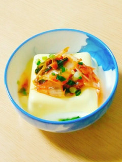 キムチーズ豆腐(・ω・)☆-レシピのメイン写真