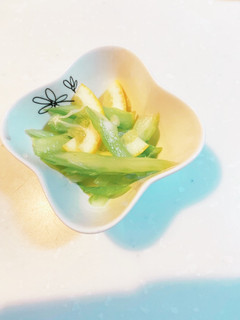 超簡単☆セロリとレモンの甘酢和え☆-レシピのメイン写真