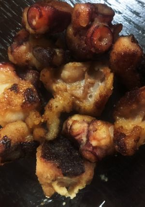 米粉で炒める!タコ唐揚げ-レシピのメイン写真