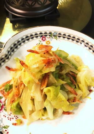 春キャベツと桜エビの炒めもの-レシピのメイン写真