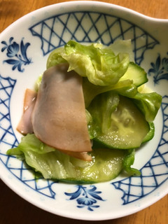 レタスときゅうりの中華風サラダ-レシピのメイン写真