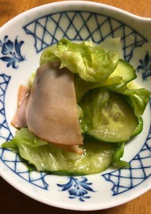 レタスときゅうりの中華風サラダ-レシピのメイン写真