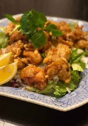 有元先生由来　ごちそうサラダ唐揚げ　-レシピのメイン写真
