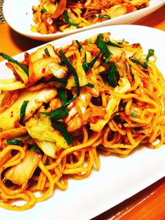 キムチ焼きそば-レシピのメイン写真
