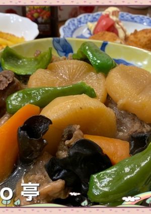 トロトロ大根と牛スネ肉の炊き合わせ-レシピのメイン写真