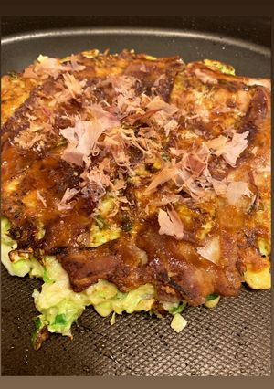 キャベツたっぷり！基本のお好み焼き-レシピのメイン写真