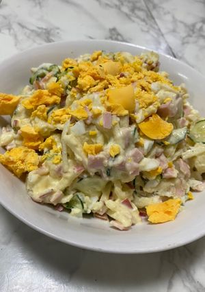 シャキ♪リンゴ入りポテトサラダ-レシピのメイン写真