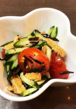味付いなりがアクセント♪中華サラダ-レシピのメイン写真