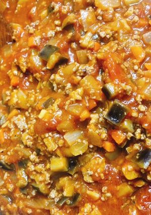 煮込むだけ❤簡単たっぷり野菜ミートソース-レシピのメイン写真