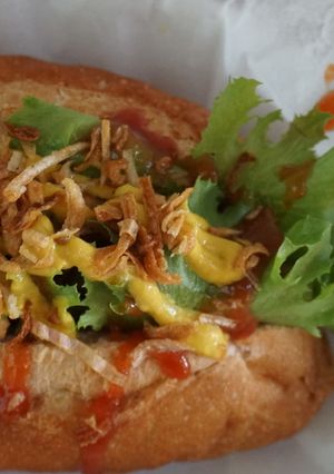 フランスパンでホットドッグ♪-レシピのメイン写真