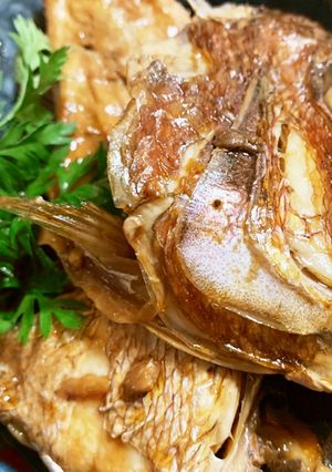 フライパンで簡単！鯛のあら煮、でき上がり-レシピのメイン写真