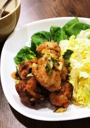 豚薄切り肉のコロコロ竜田揚げ-レシピのメイン写真