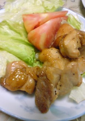 鶏肉の梅酒煮　プチ-レシピのメイン写真