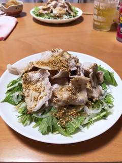 我が家の薬味たっぷり冷しゃぶサラダ☆-レシピのメイン写真