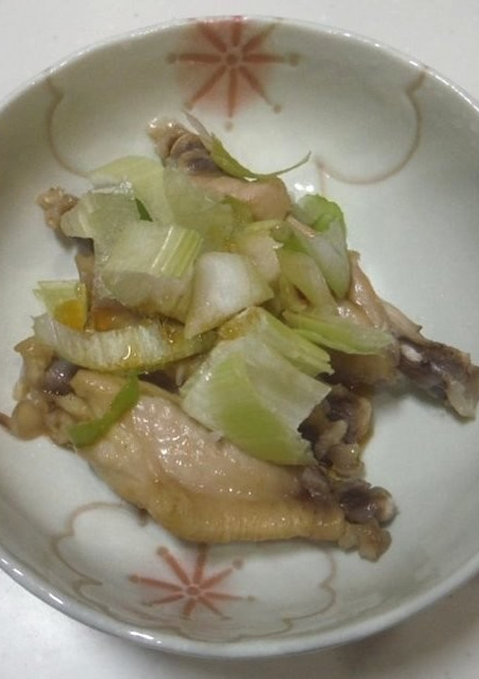 手羽中のさっぱりネギめんつゆ(圧力鍋)-レシピのメイン写真