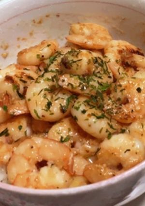 海老チーズガリバタ丼-レシピのメイン写真