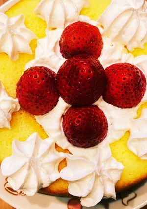 簡単　なんちゃってショートケーキ-レシピのメイン写真