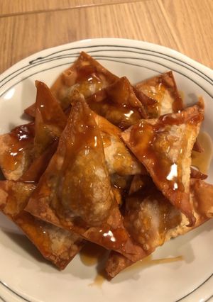揚げワンタンの甘酢あんかけ-レシピのメイン写真