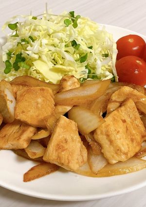 ダイエットおかず＊鶏胸肉の生姜焼き-レシピのメイン写真