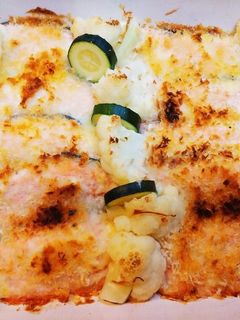 簡単!豪華に♪鮭のパン粉焼き-レシピのメイン写真