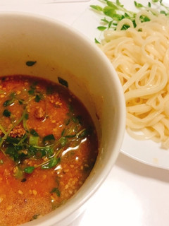 適当!簡単!坦々風つけうどん)^o^(-レシピのメイン写真