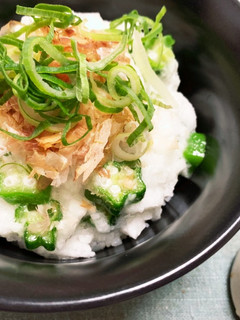 長芋とオクラのネバネバ丼-レシピのメイン写真