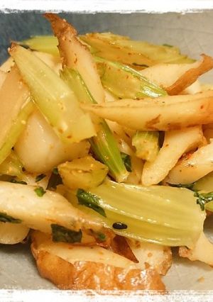 セロリとちくわのきんぴら-レシピのメイン写真