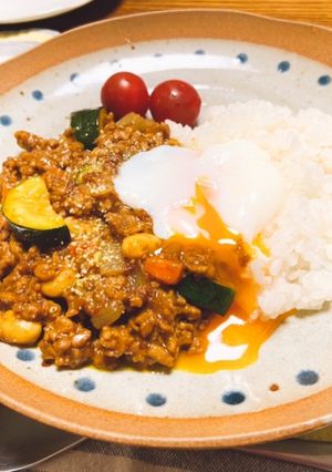 ひき肉たっぷり！一皿満足！！時短カレー-レシピのメイン写真