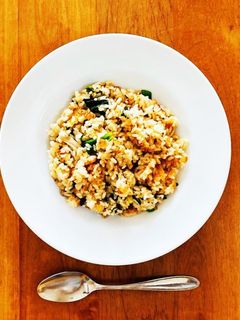 ほうれん草とツナの和風ピラフ-レシピのメイン写真