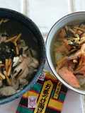 ★魚美味★焼き鮭&アジの開きのお茶漬け