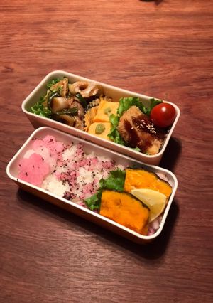 お弁当・・・63桜大根のお弁当-レシピのメイン写真
