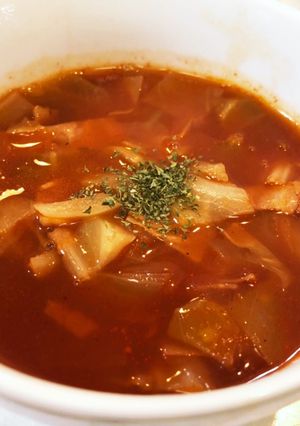 お野菜たっぷりミネストローネ-レシピのメイン写真
