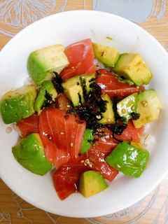 時短ご飯☆かんたんアヒポキ丼☆-レシピのメイン写真