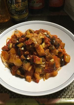 野菜たっぷり ラタトゥイユの スパゲティ-レシピのメイン写真